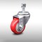 Service Caster 3 Inch SS Red Polyurethane Wheel Swivel 12mm Threaded Stem Caster SCC SCC-SSTS20S314-PPUB-RED-M1215 - alternate 1